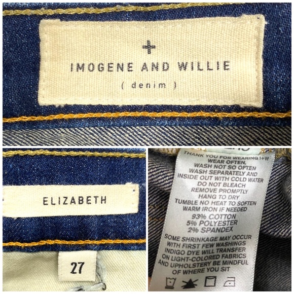 IMOGENE and Williams Elizabeth Berkley High Rise Slim Legs Jeans Cut 1103 - Picture 7 of 11